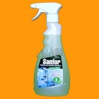 Жидкое чистящее средство для ванной комнаты Санфор 500 мл спрей