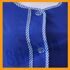 Халат женский габардиновый на пуговицах для торговли и сферы услуг (Синий)